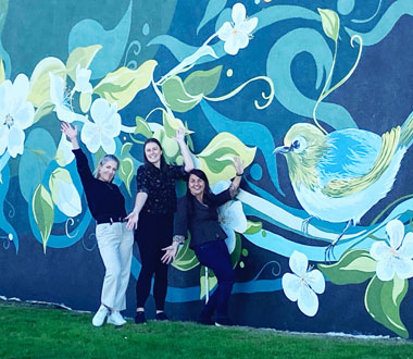 Powerco mural in Te Puke