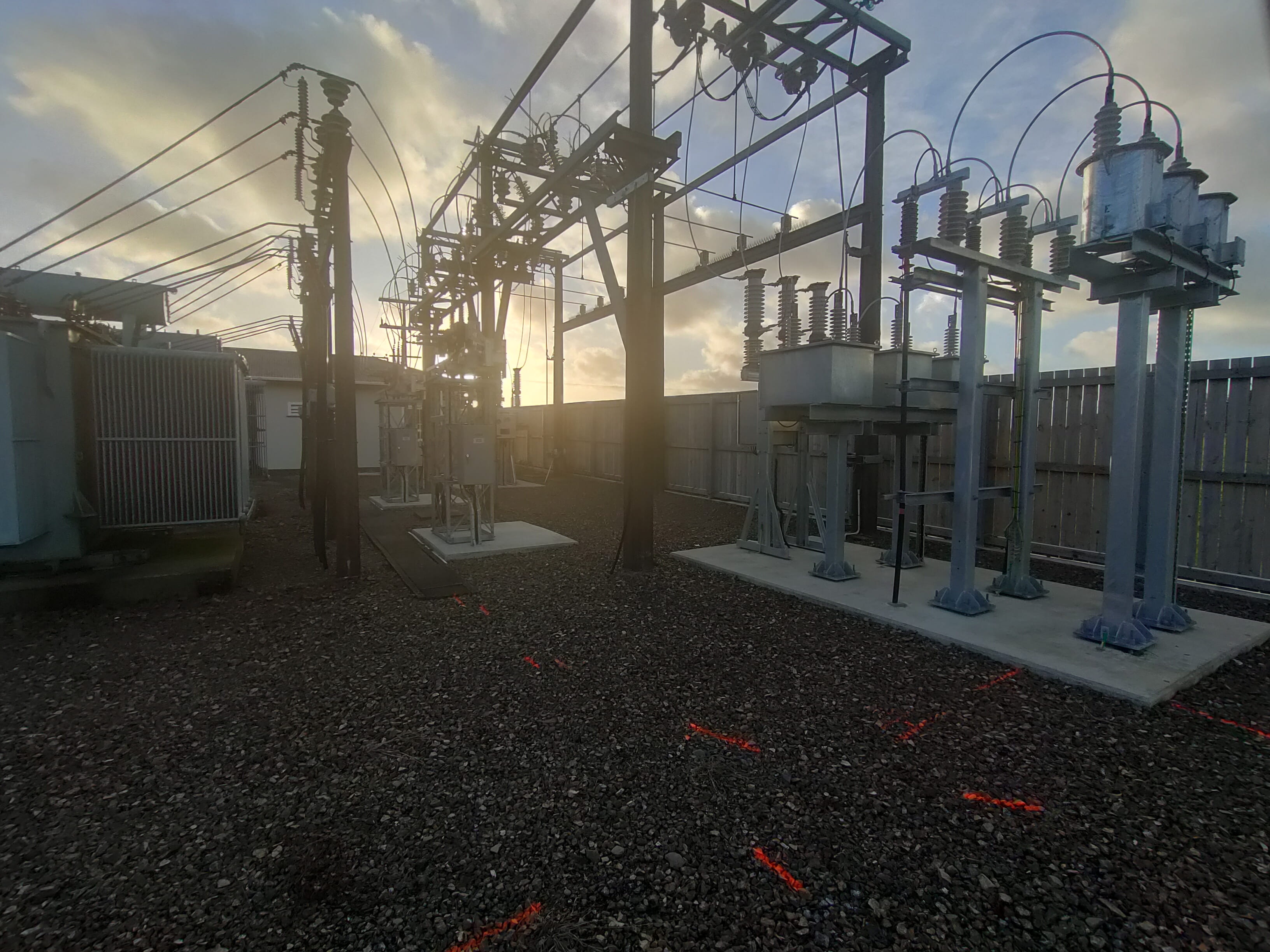 Sanson substation yard
