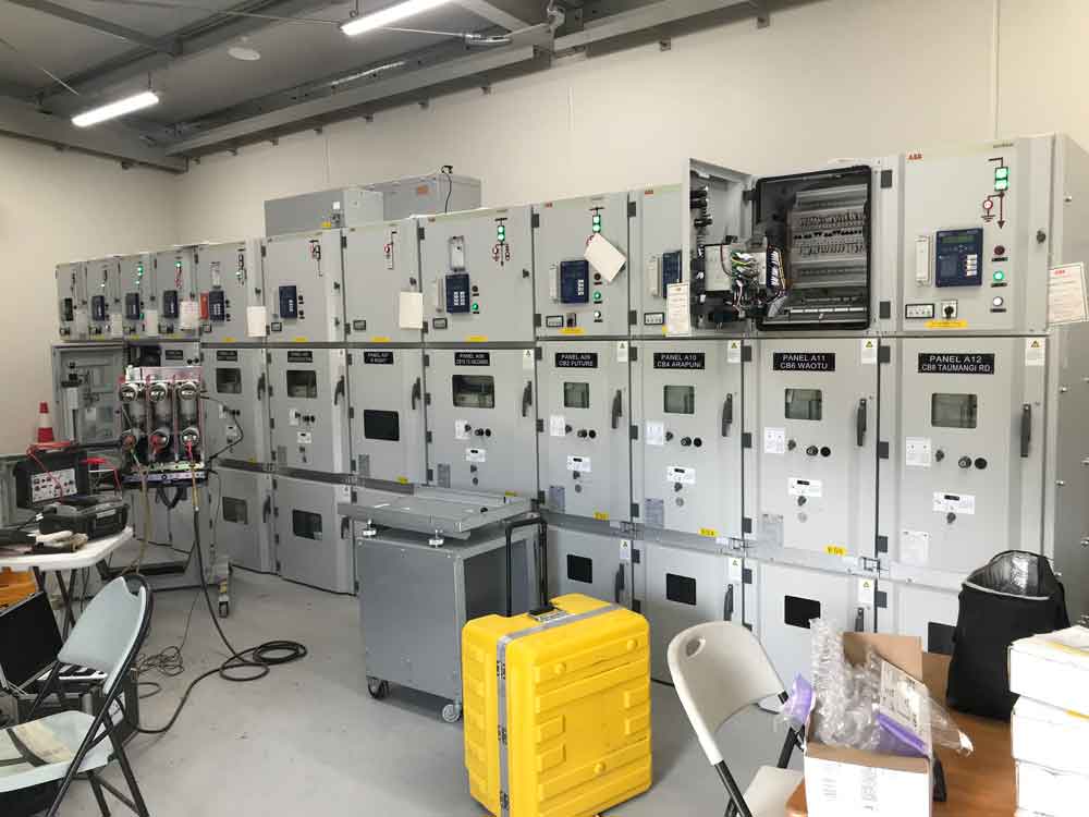Switchroom at Putāruru substation