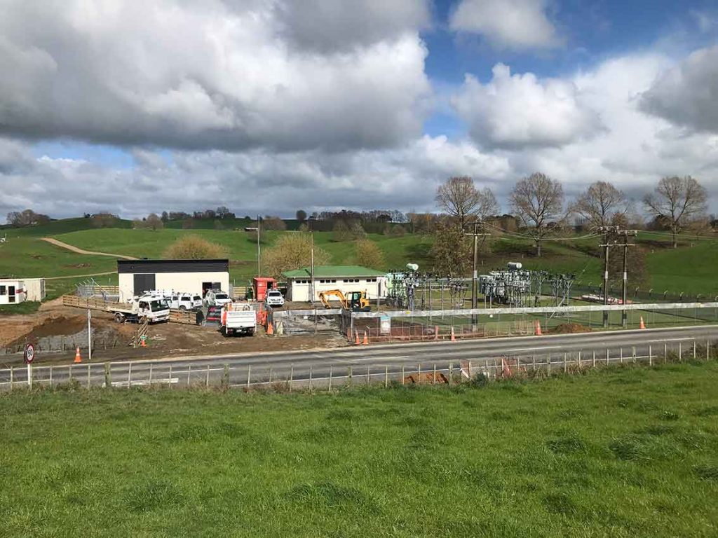 Exterior of Putāruru substation