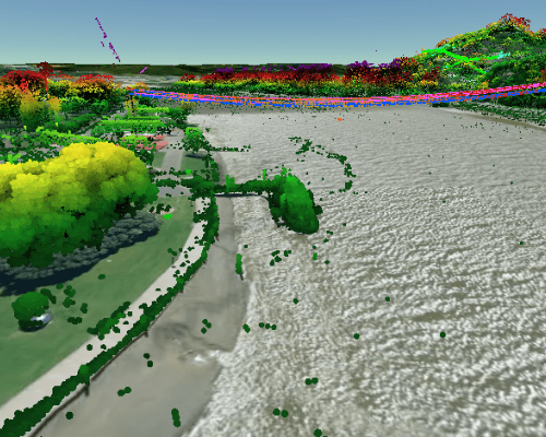 LiDAR image of Whanganui